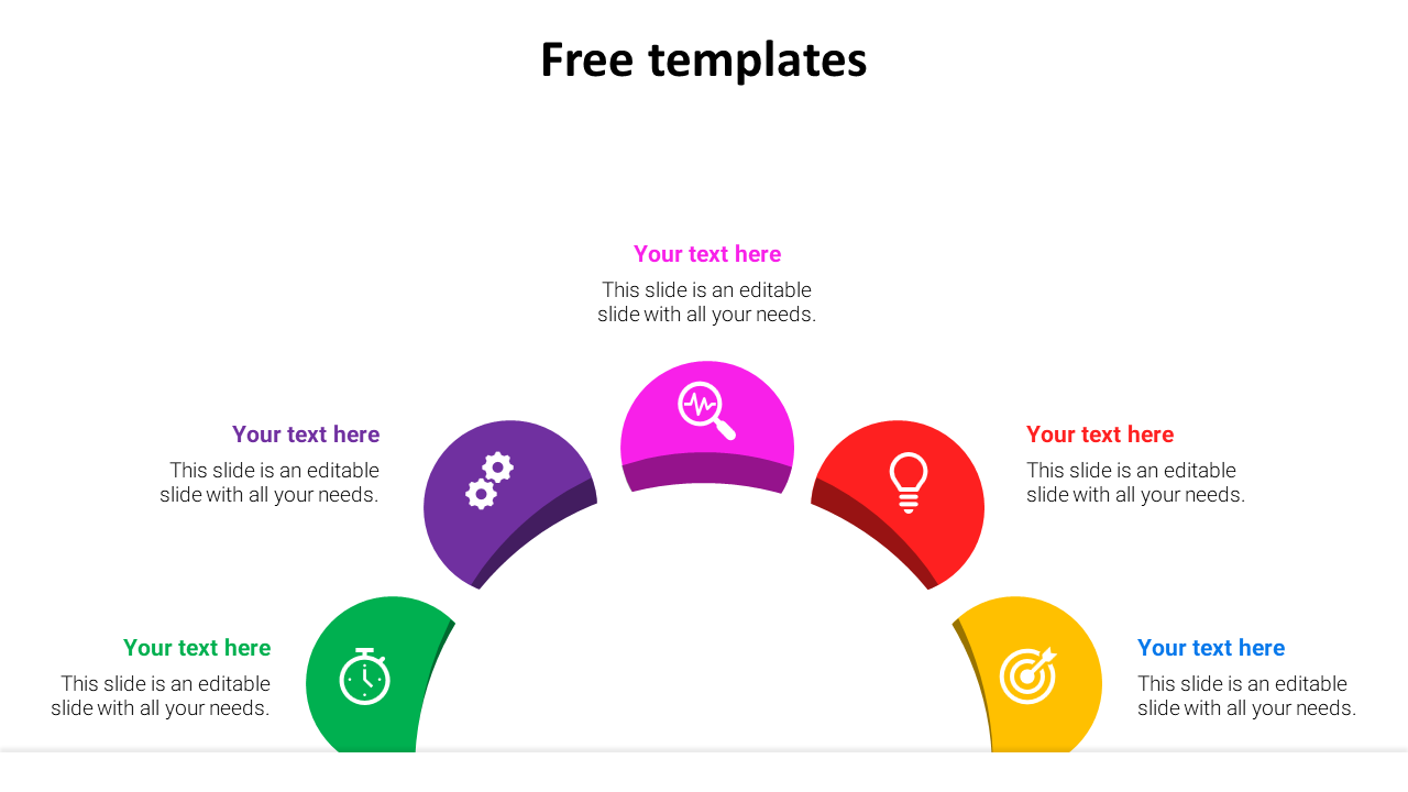 Free - Free Templates Design PowerPoint Presentation Slide